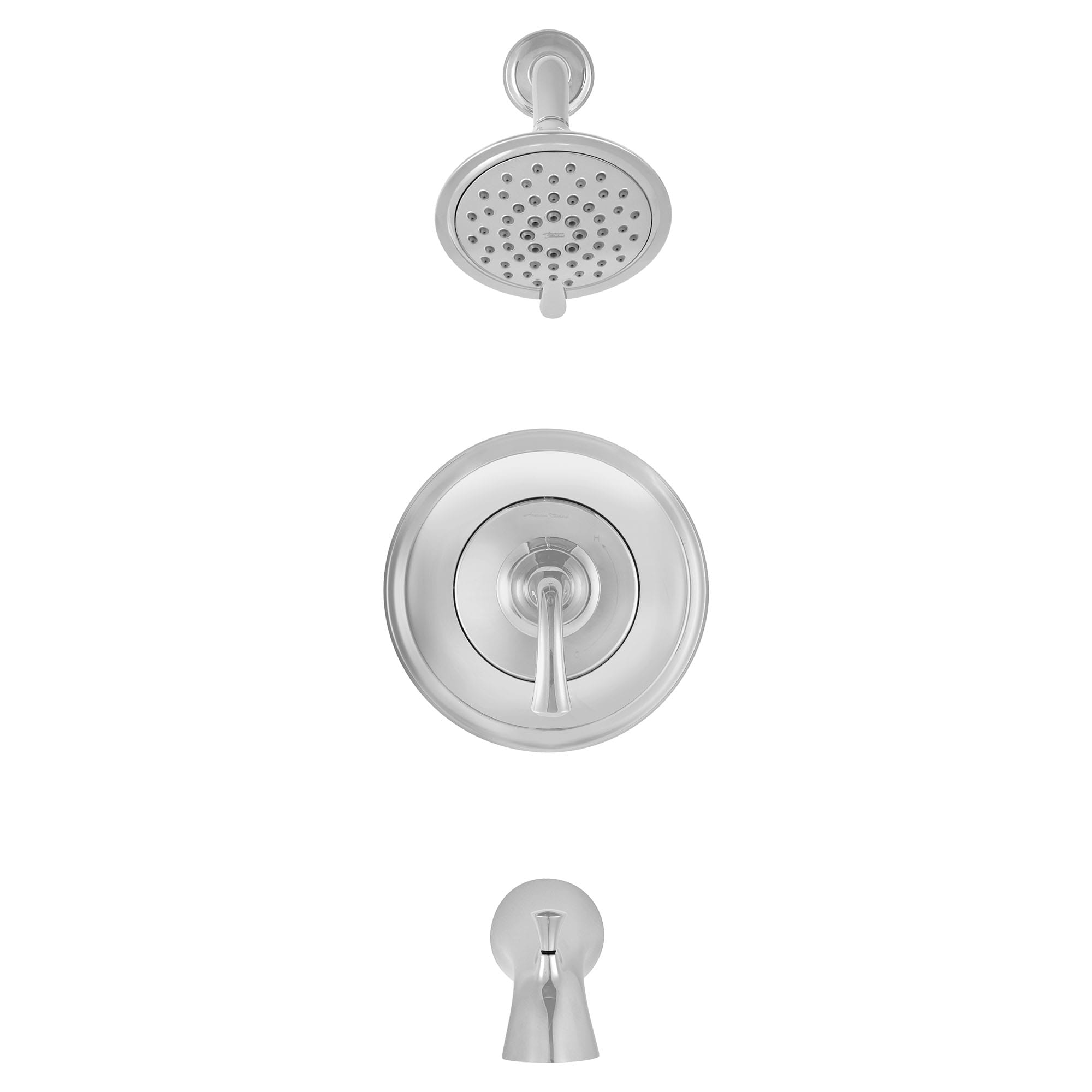 Patience 175 gpm 66 L min Tub and Shower Trim Kit With Water Saving 3 Function Showerhead Double Ceramic Pressure Balance Cartridge With Lever Handle CHROME
